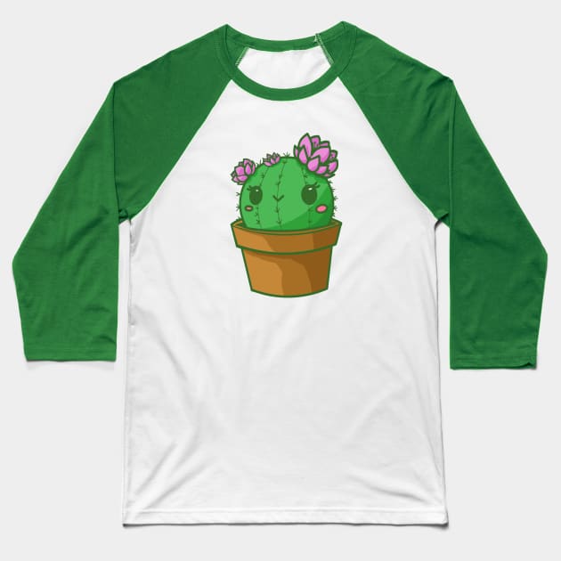 Cactus Isabella 2 Baseball T-Shirt by Her Majusty